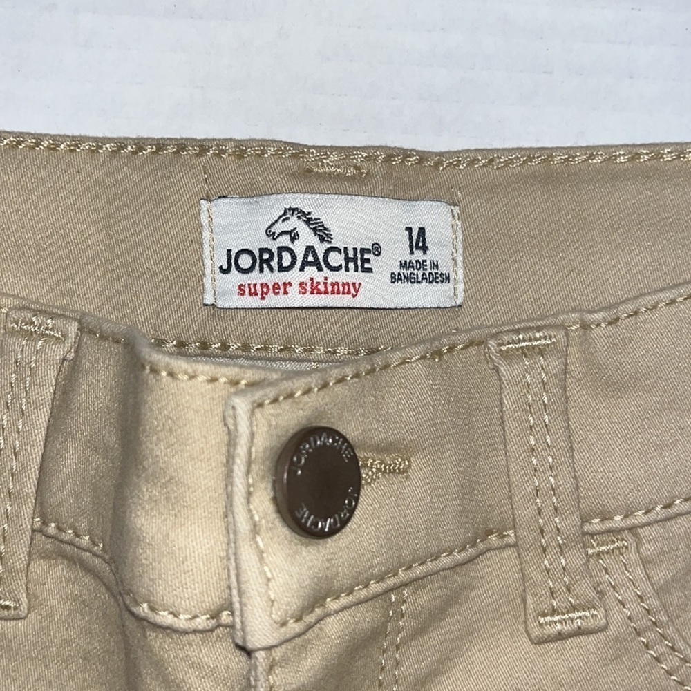 GIRLS Jordache jeggings super skinny. Size 14 NWOT - Picture 2 of 4